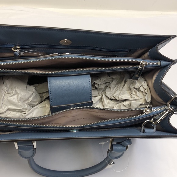 Sutton handbag Michael Kors Multicolour in Denim - Jeans  Michael Kors Sutton Satchel Denim Shoulder Bag Leather New